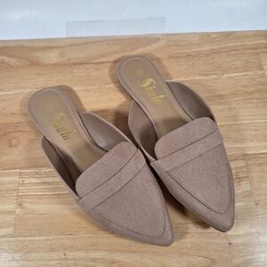 Sheln Women's Tan Loafers Mule Size 6